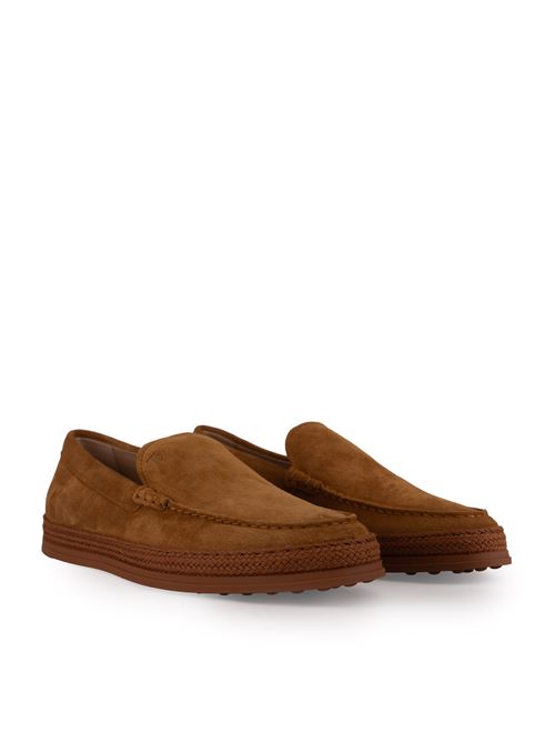 Mocassino Slip-on in pelle Marrone TOD'S | XXM0TV0AJ30 RE0C822